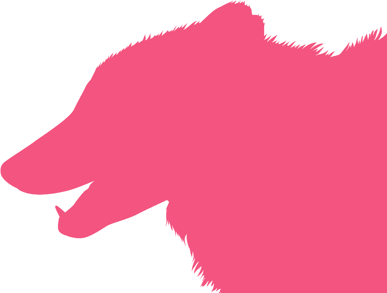 Majestic Wolf Silhouette PNG image