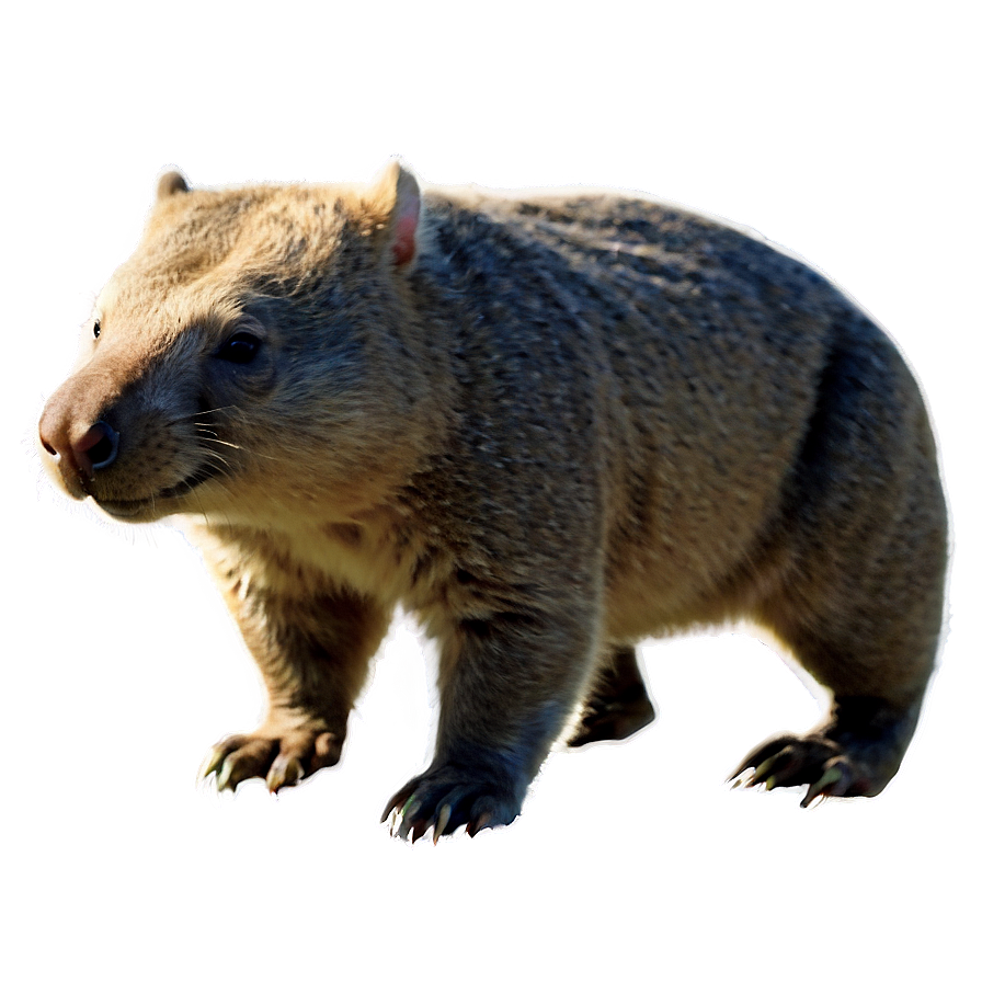 Majestic Wombat Png 06252024 PNG image