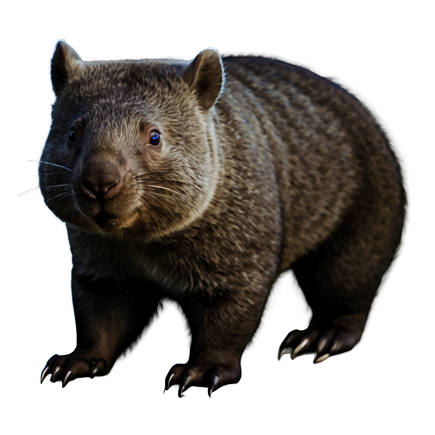 Majestic Wombat Png 06252024 PNG image