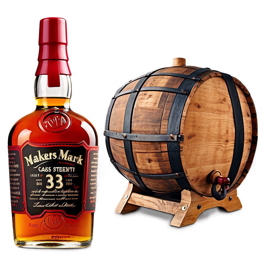 Makers Mark Cask Strength Png Xsf PNG image