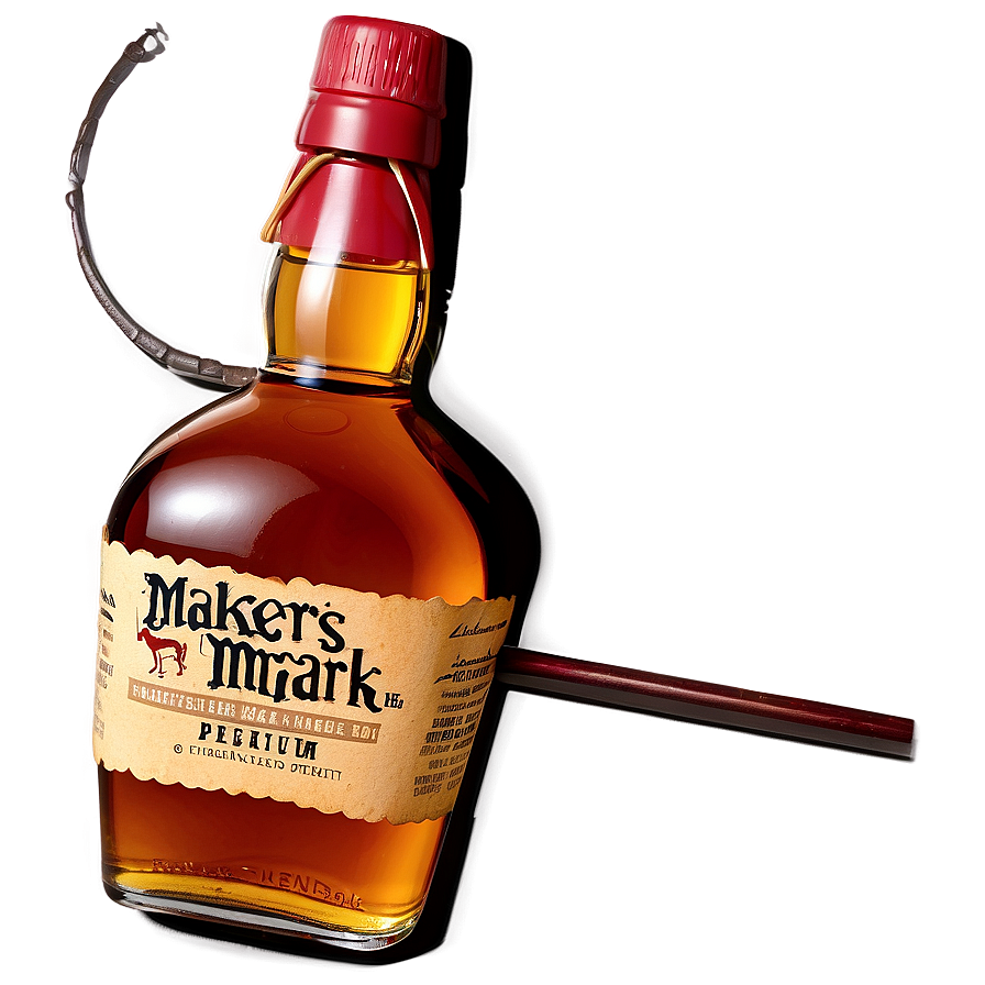 Makers Mark Premium Bourbon Png 06282024 PNG image