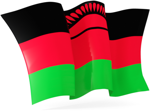 Malawi Flag Waving PNG image