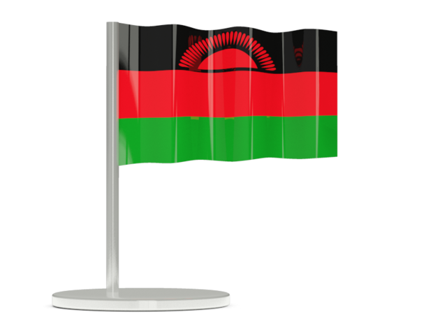 Malawi National Flag Display PNG image