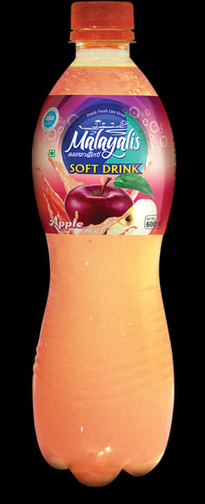 Malayalis Apple Soft Drink Bottle PNG image