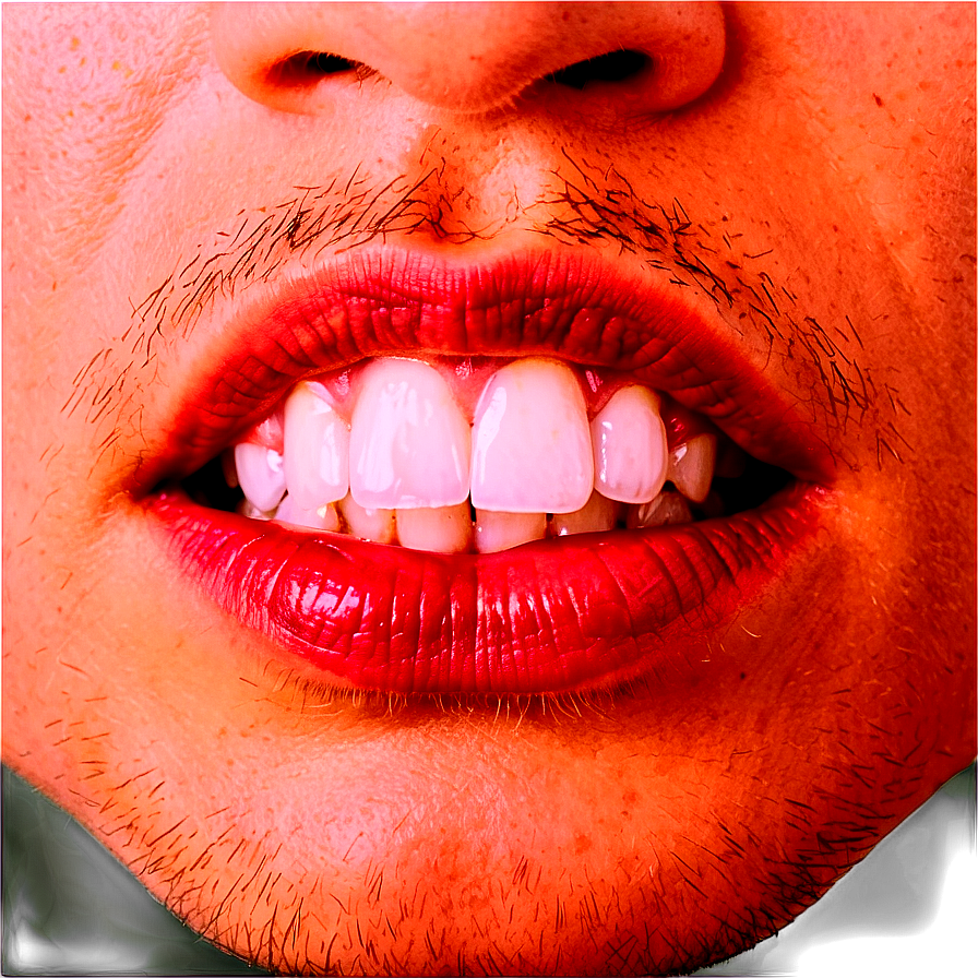 Male Biting Lip Design Png Dsy PNG image