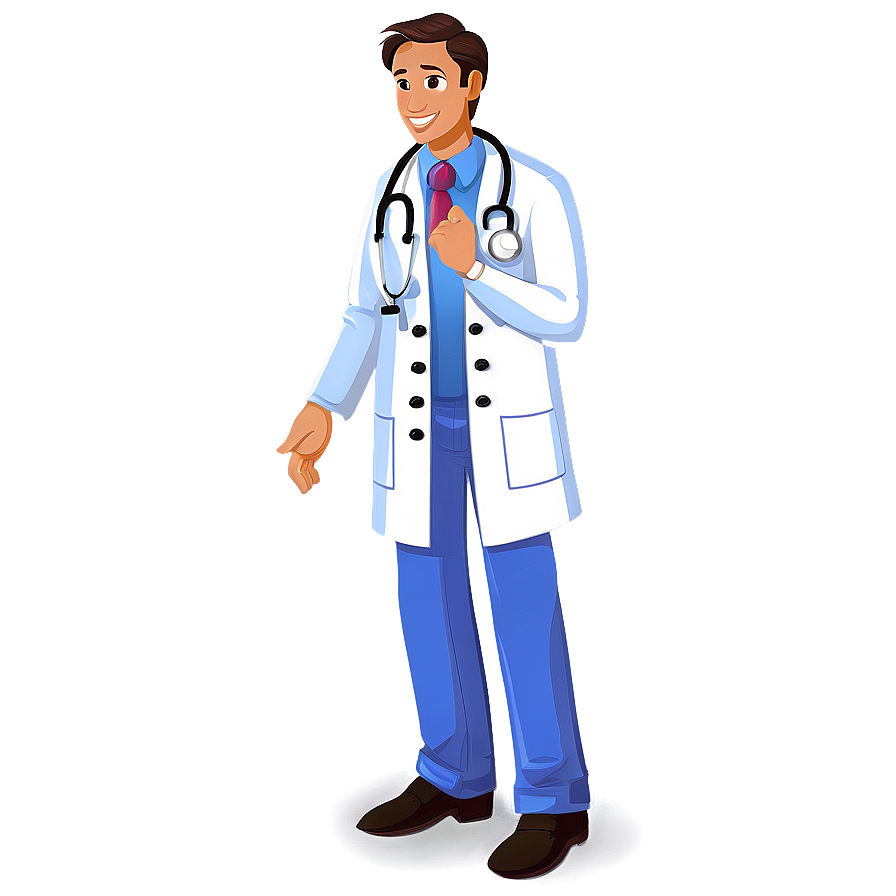 Male Cartoon Doctor Png Epj53 PNG image