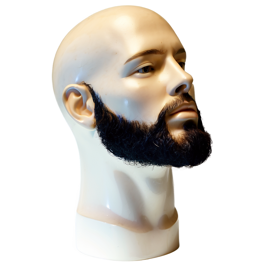 Male Mannequin Head With Beard Png Nbv57 PNG image