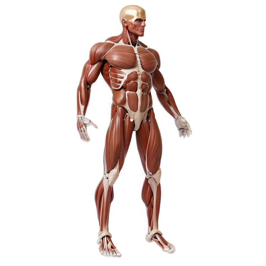 Male Muscular System Illustration Png 40 PNG image