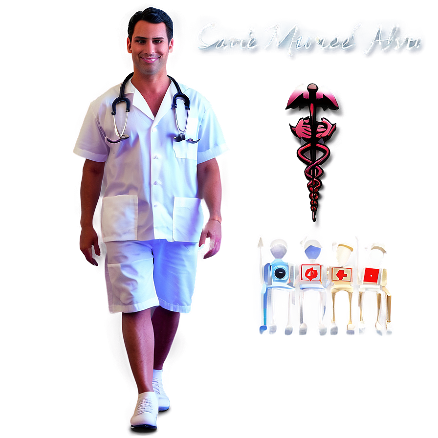 Male Nurse A PNG image