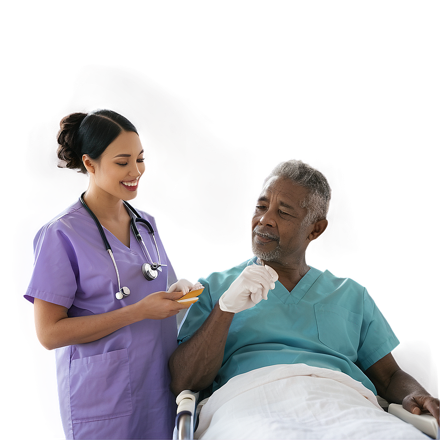 Male Nurse Giving Care Png 44 PNG image