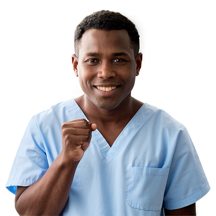 Male Nurse In Healthcare Png Oub PNG image