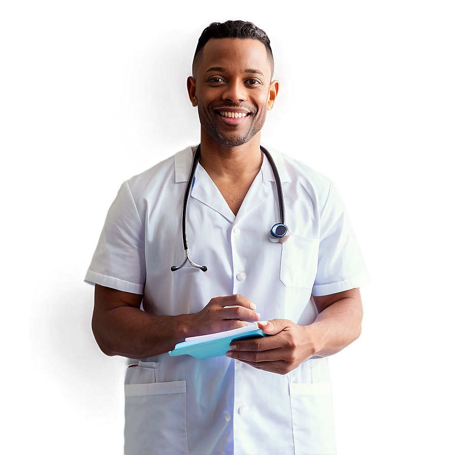 Male Nurse In Medical Team Png 06292024 PNG image