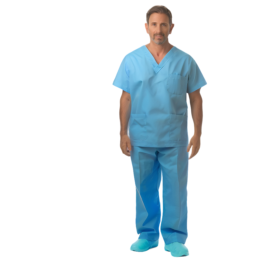 Male Nurse In Scrubs Png Mwr63 PNG image