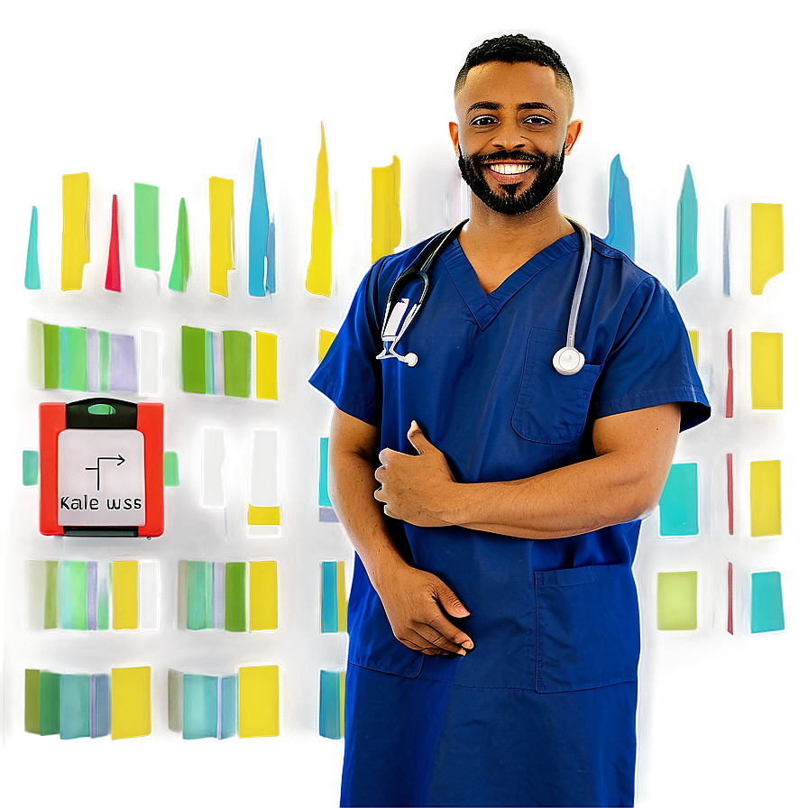 Male Nurse In Uniform Png Iqv PNG image