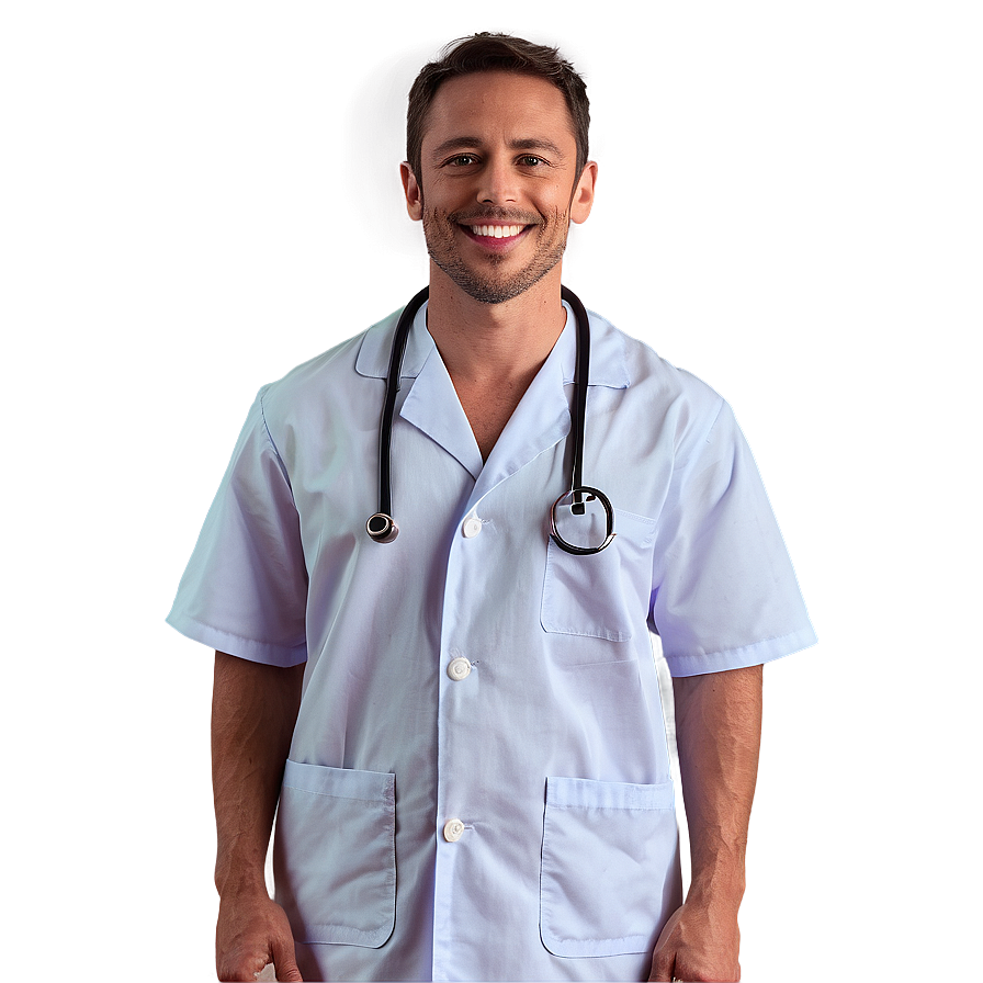 Male Nurse In Uniform Png Jym PNG image