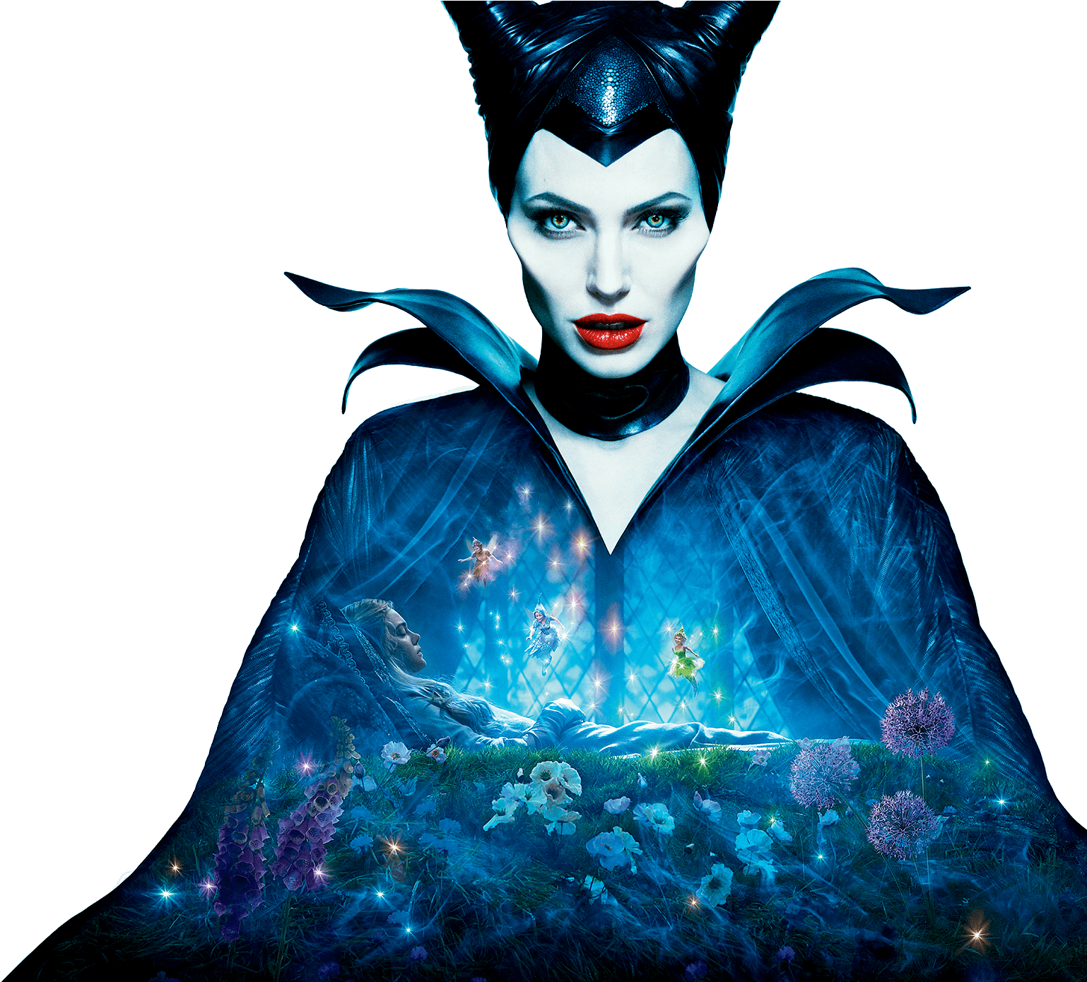 Maleficent Mystical Forest Cape PNG image
