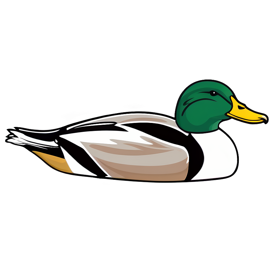 Mallard Duck Outline Png 06262024 PNG image