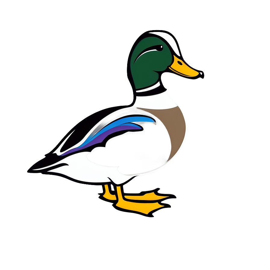 Mallard Duck Outline Png 06262024 PNG image