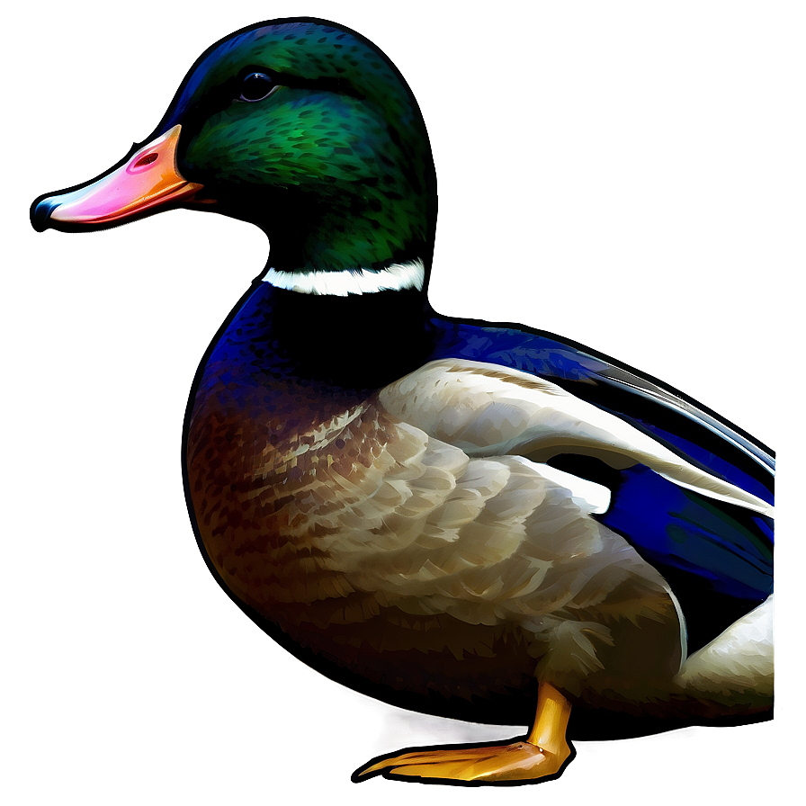 Mallard Duck Silhouette Png Mjj14 PNG image