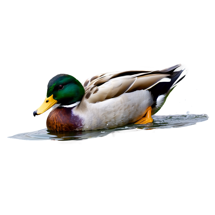 Mallard Duck Swimming Png 06262024 PNG image