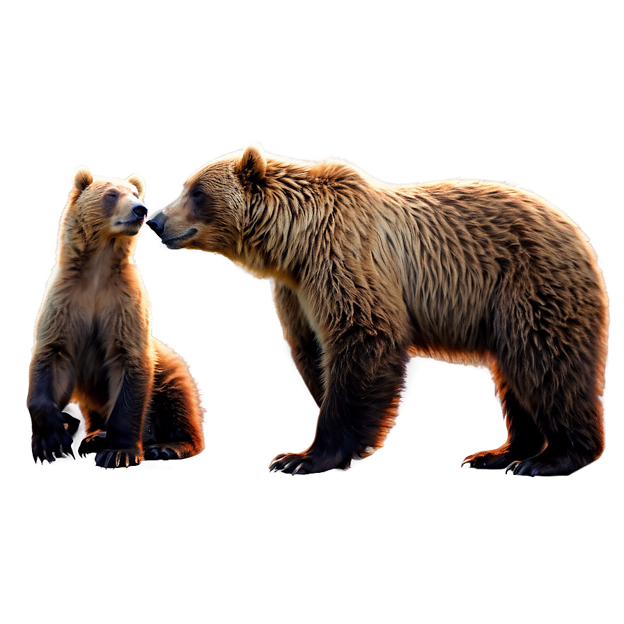 Mama Bear And Cubs Clipart Png Joa PNG image