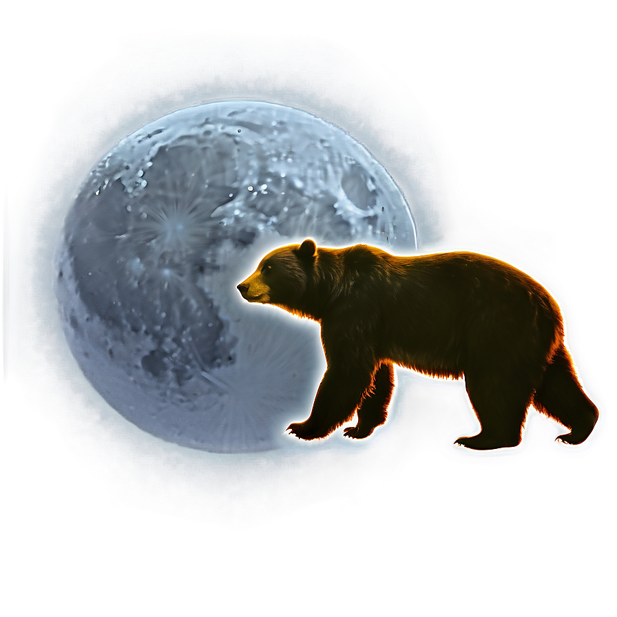 Mama Bear And Moonlight Png Mtw PNG image