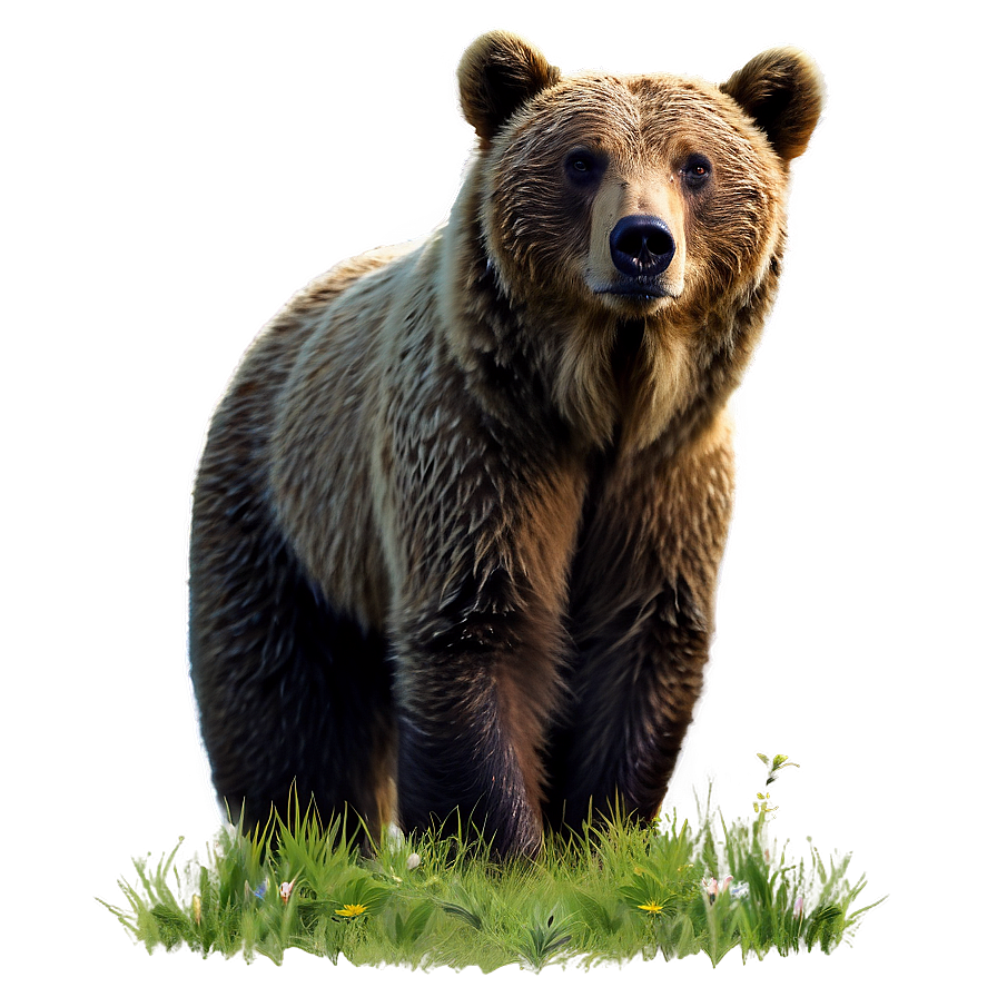 Mama Bear In Nature Scene Png Bcc PNG image