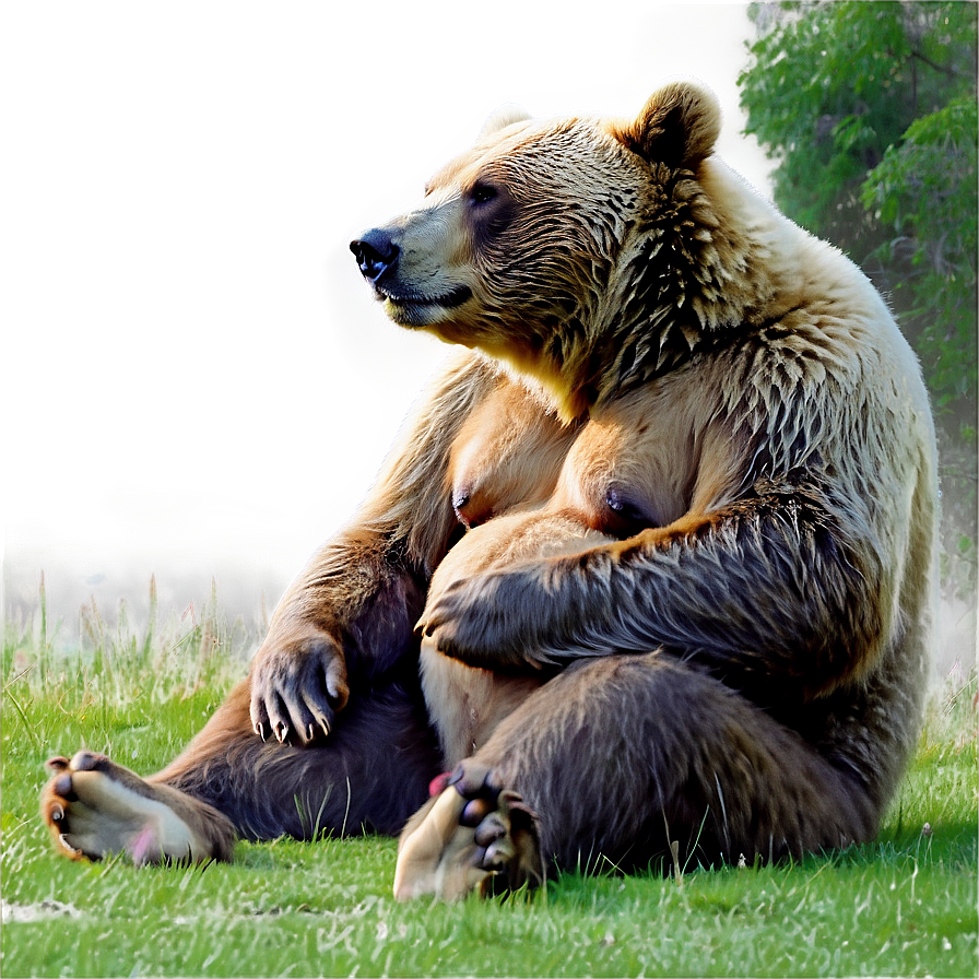 Mama Bear Meditation Relax Png 58 PNG image