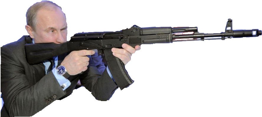 Man Aiming Rifle PNG image