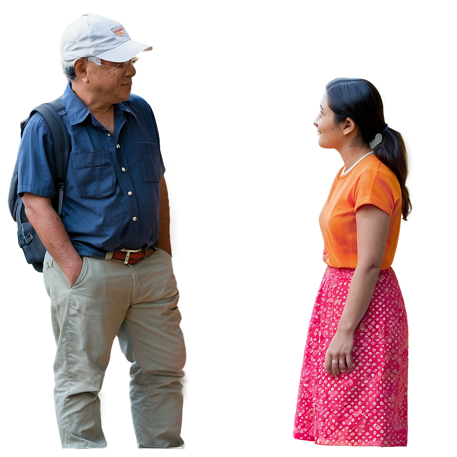 Man And Woman Talking Png Myx87 PNG image