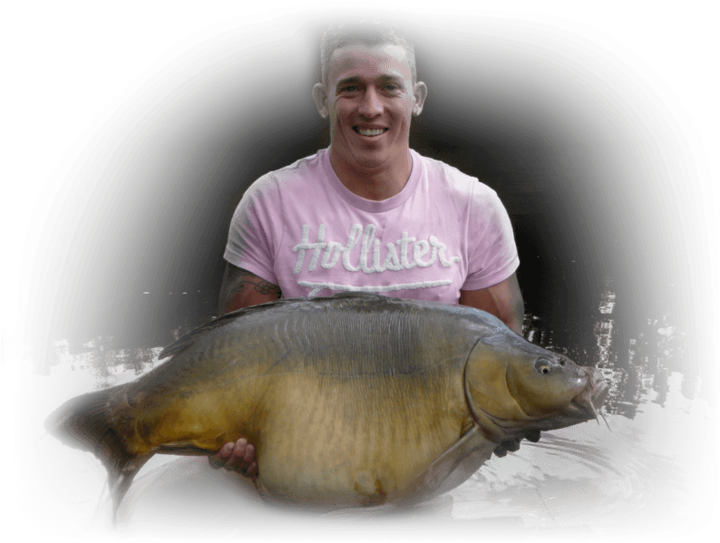 Man Holding Large Carp PNG image