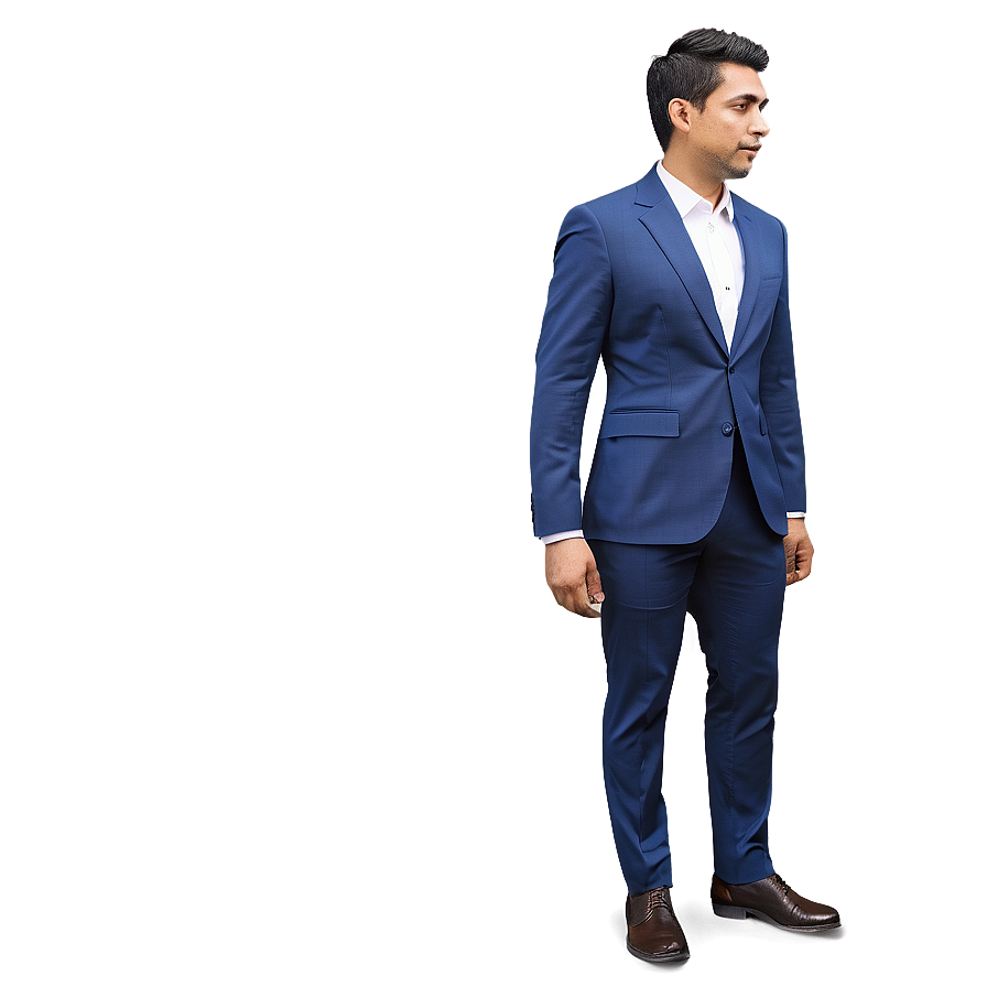 Man In Blue Suit Png 06262024 PNG image