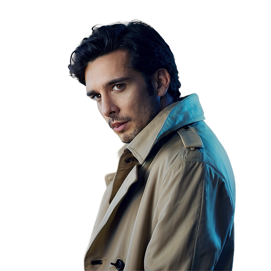 Man In Trench Coat Png Crh36 PNG image