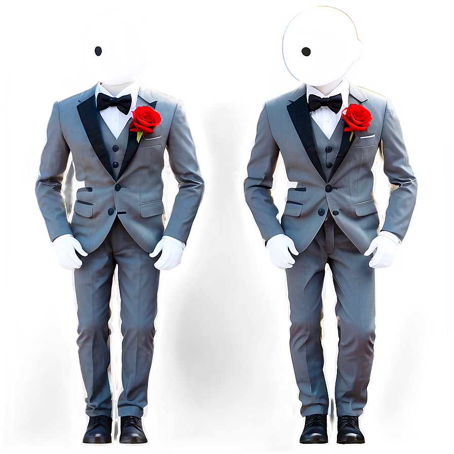 Man In Tuxedo Suit Png 05242024 PNG image