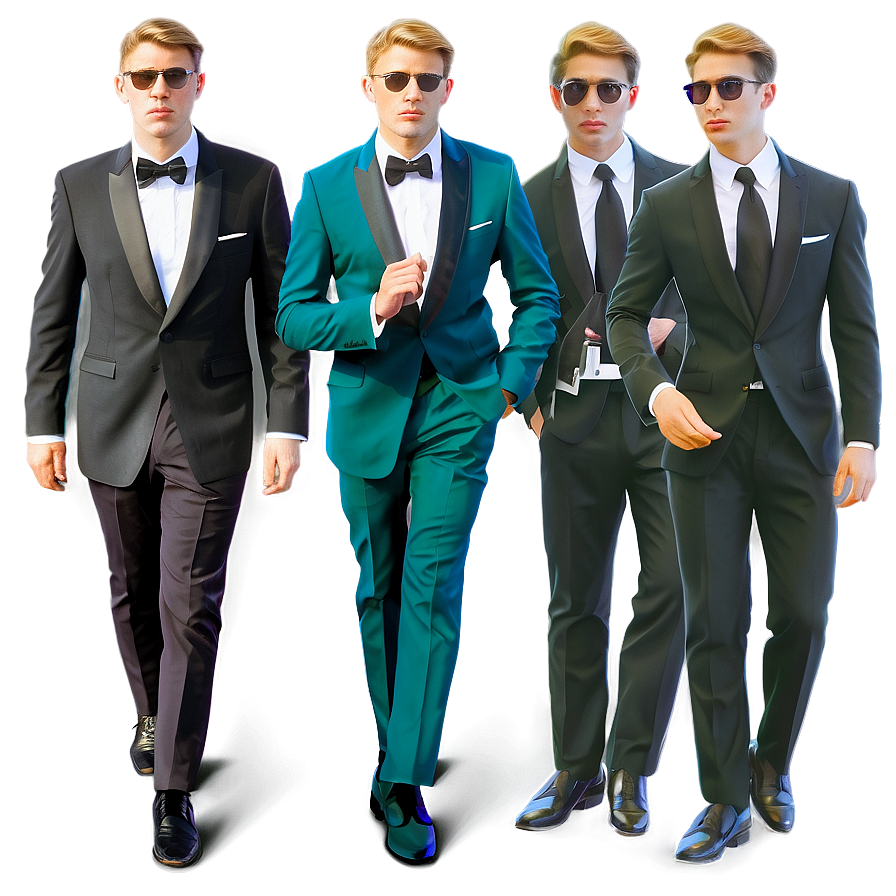 Man In Tuxedo Suit Png Hao PNG image