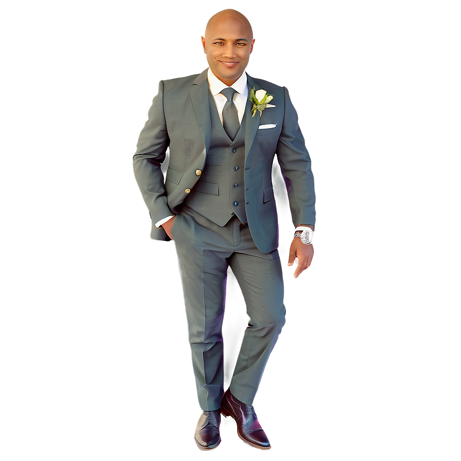 Man In Wedding Suit Png 89 PNG image