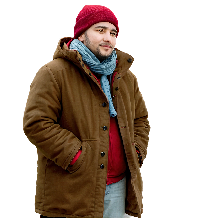 Man In Winter Clothing Png 87 PNG image