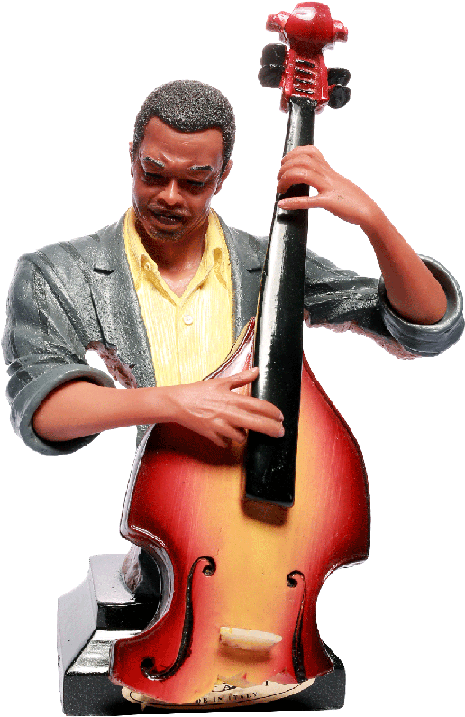 Man Playing Cello Cutout PNG image