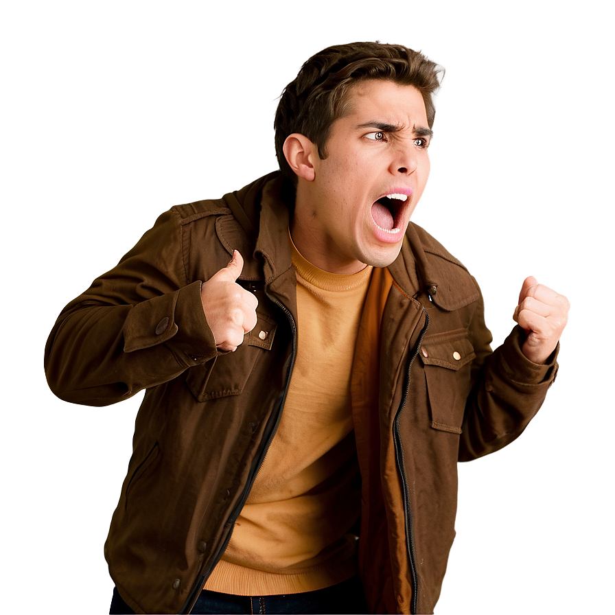 Man Shouting Png Hox40 PNG image