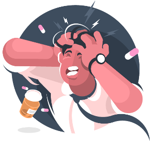 Man Suffering From Headache PNG image