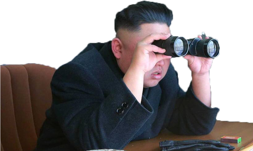 Man Using Binoculars PNG image