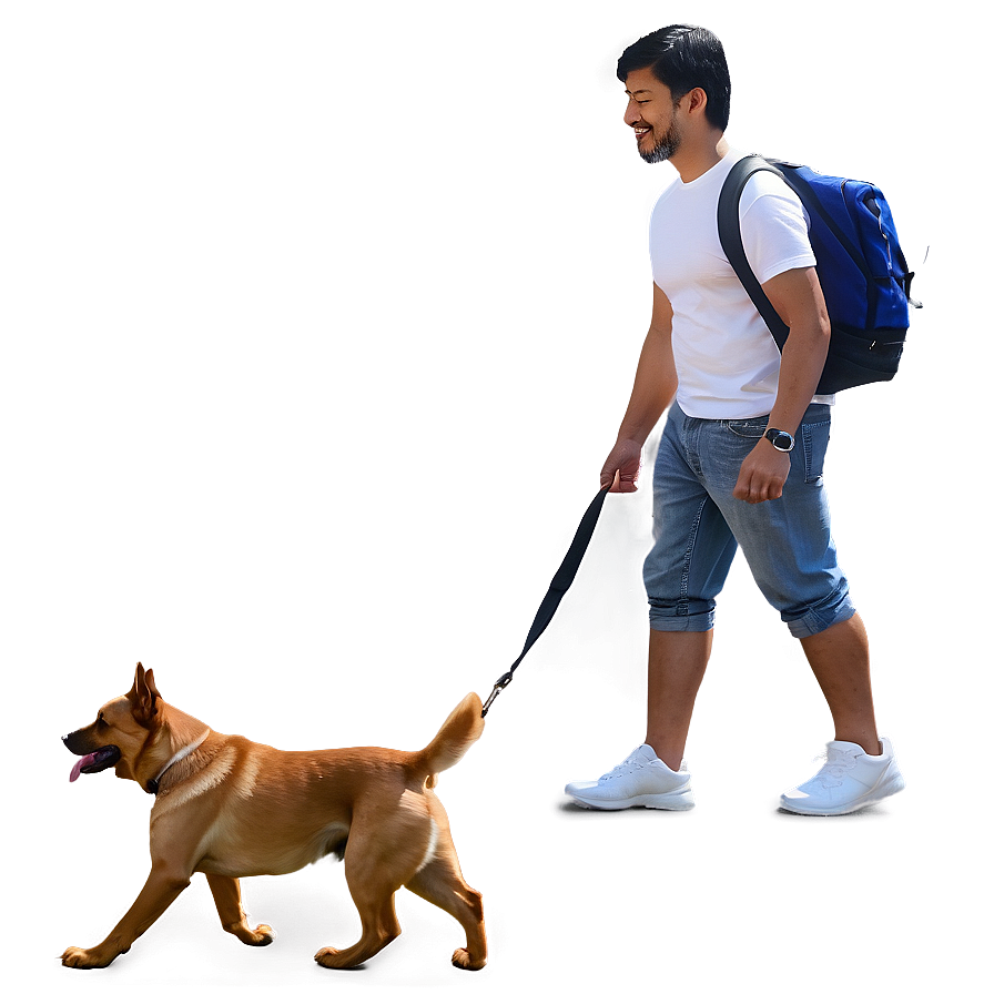 Man Walking Dog Png 99 PNG image