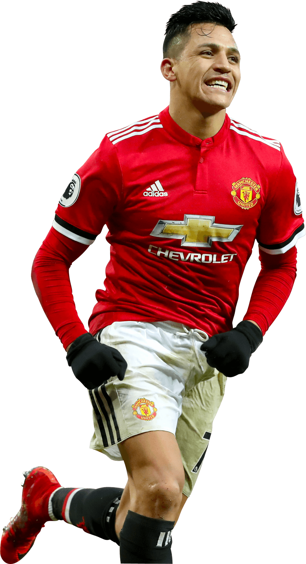 Manchester United Player Celebration PNG image