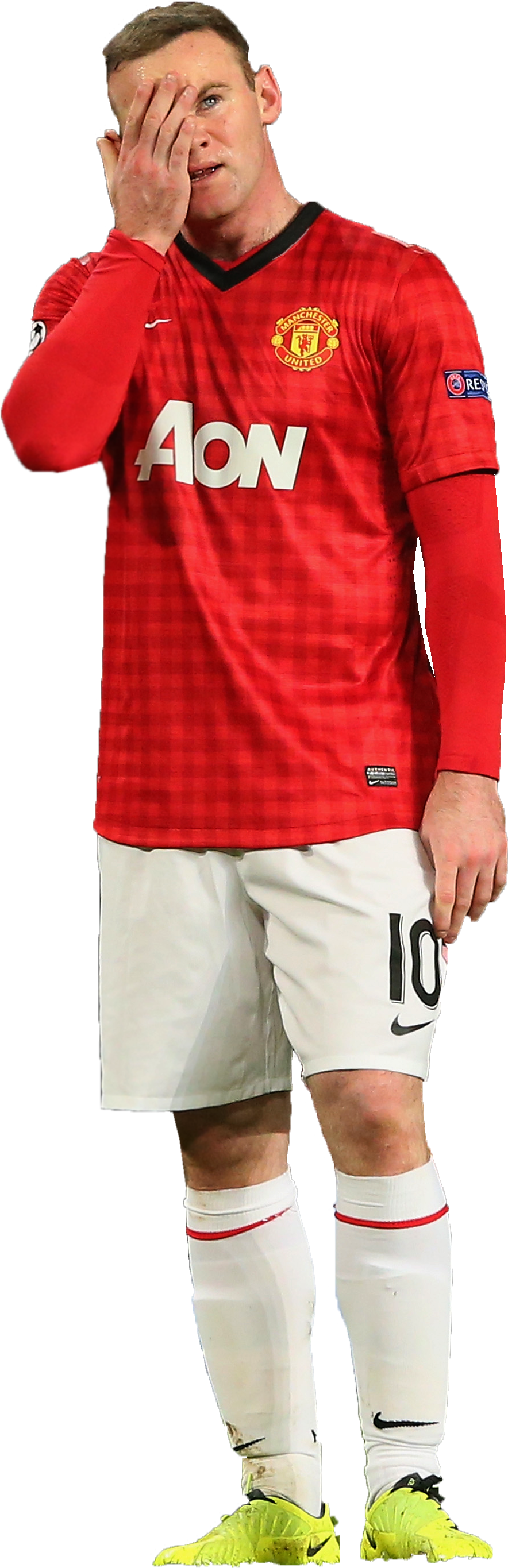 Manchester United Player Gesture PNG image