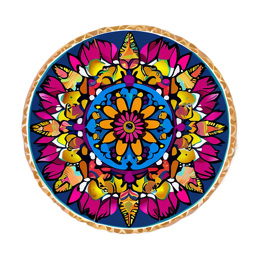 Mandala Design Coaster Png 06252024 PNG image