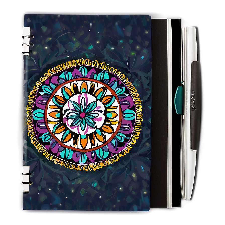 Mandala Notebook Cover Png Sjd PNG image