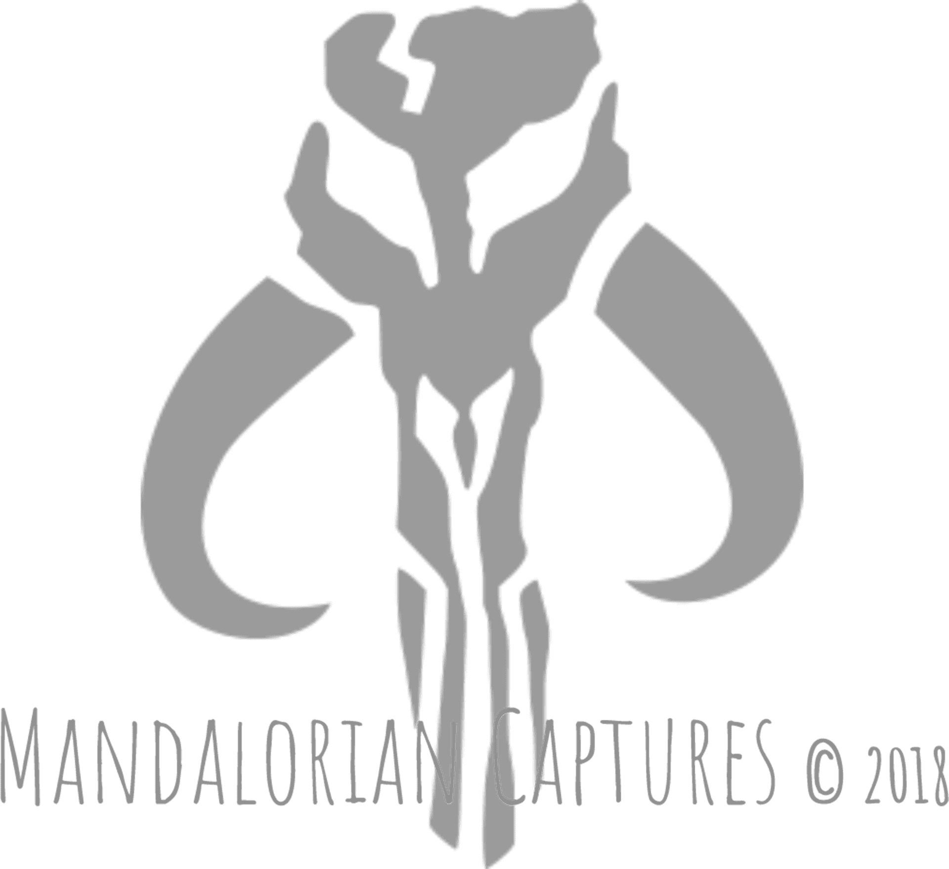 Mandalorian Mythosaur Skull Logo PNG image