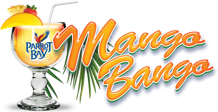 Mango Bango Parrot Bay Cocktail PNG image