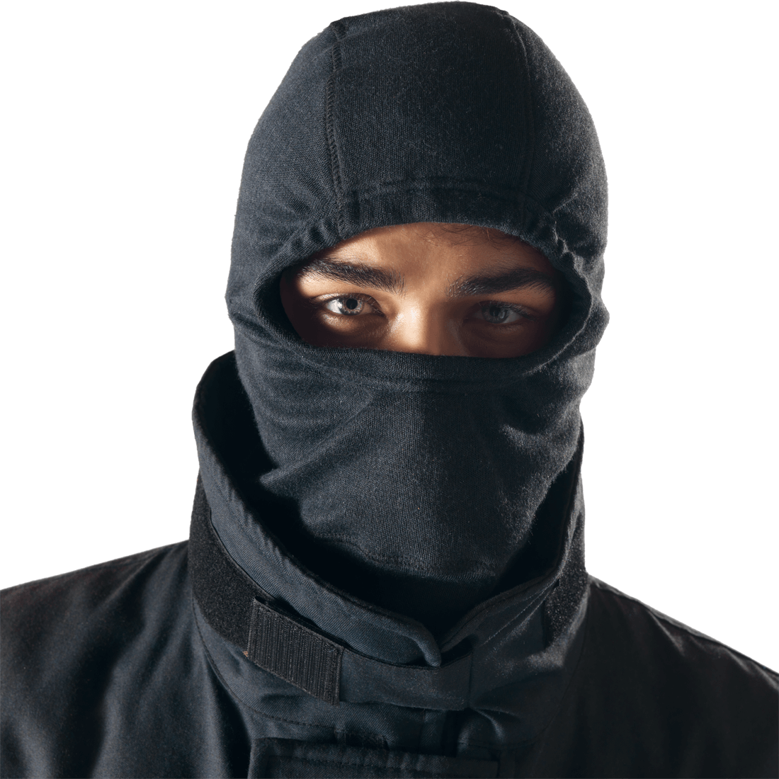 Manin Black Balaclava PNG image