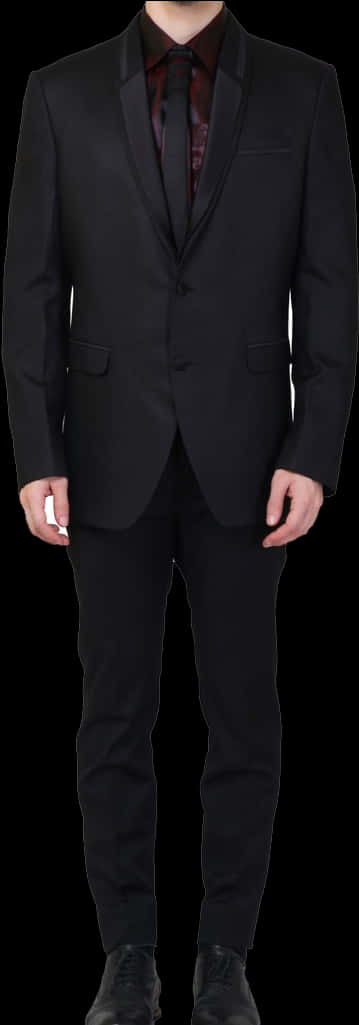 Manin Black Suit PNG image